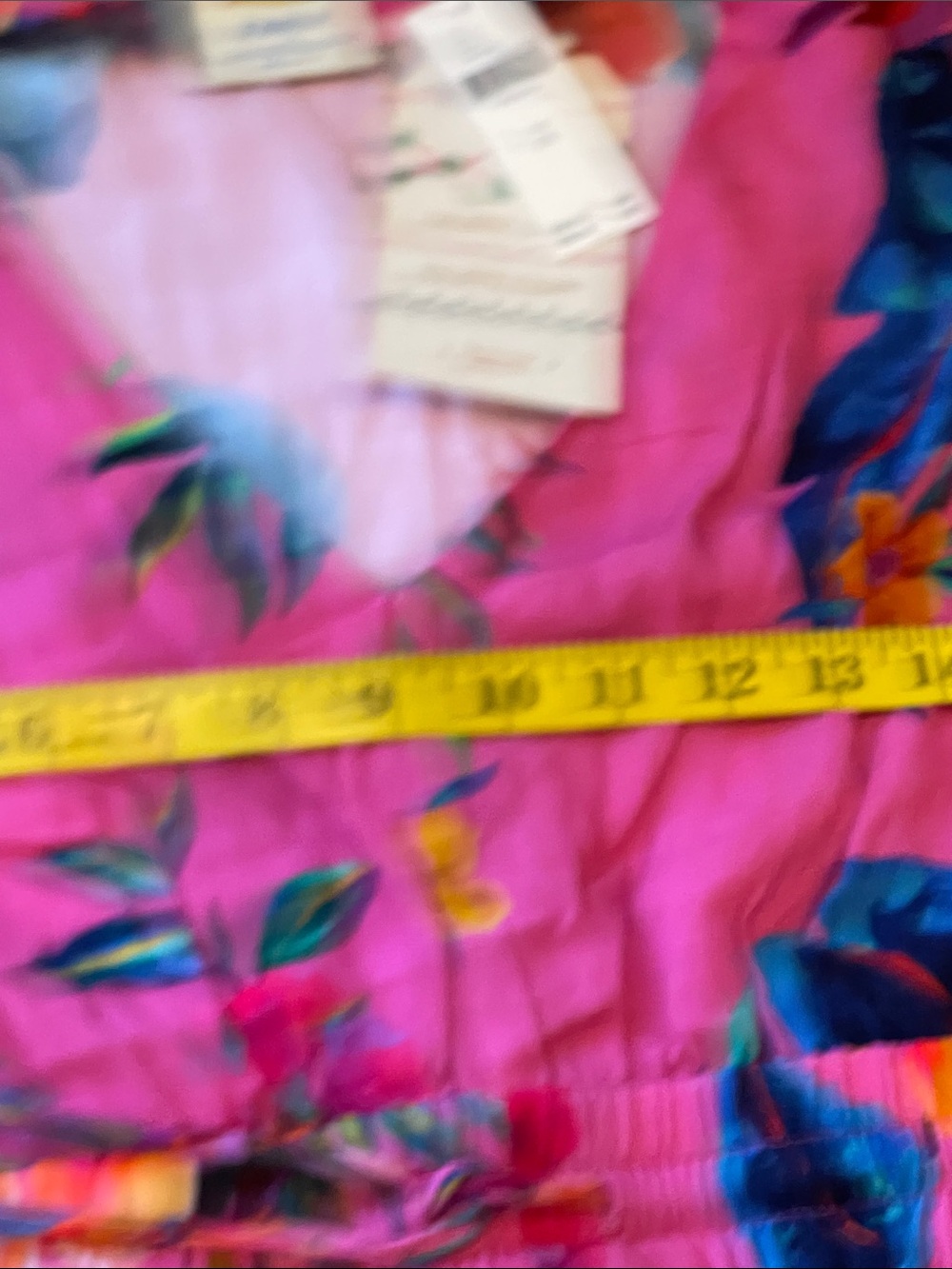 Farm Rio for Anthropologie Hot Pink Tropical Floral Maxi Dress NWT Rayon - Picture 12 of 17